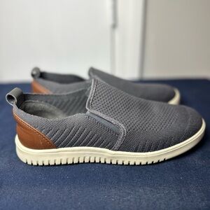 Sonoma | Boys Slip On Shoes | Gray Knit Sneakers Casual Comfort Lightweight